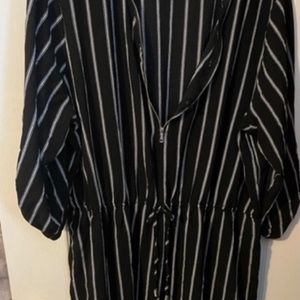 Knee length black dress